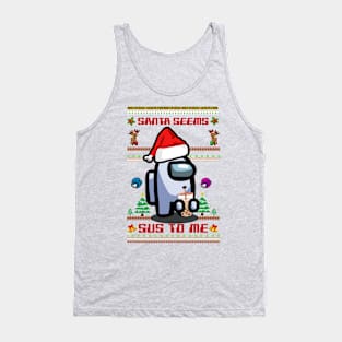 Gamer Santa Seems Sus to Me Tank Top